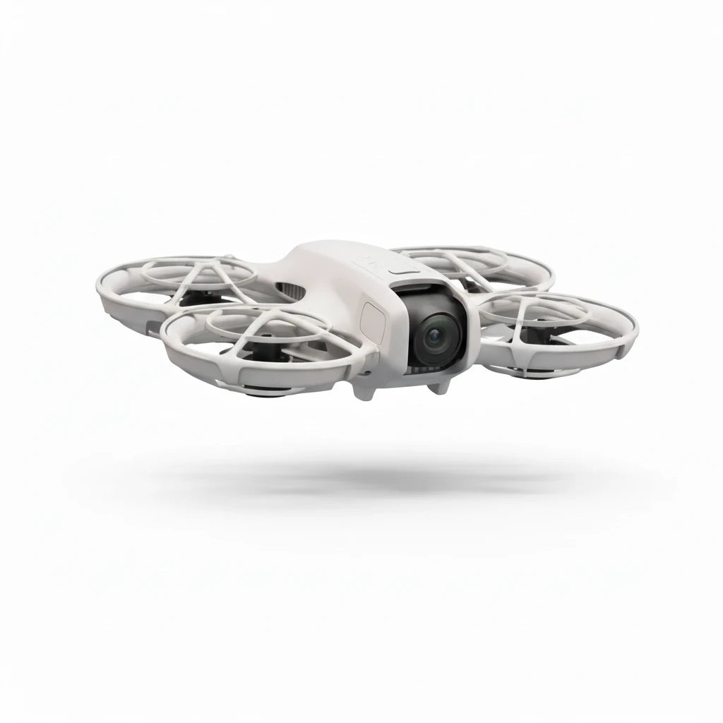 Neo 4K AI camera drone with three batteries and charging hub